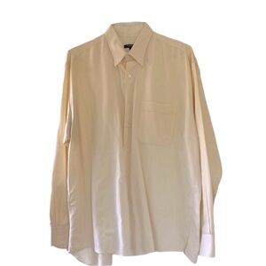 Burberry men's button down dress shirt.
Pale yellow. Size L. GUC